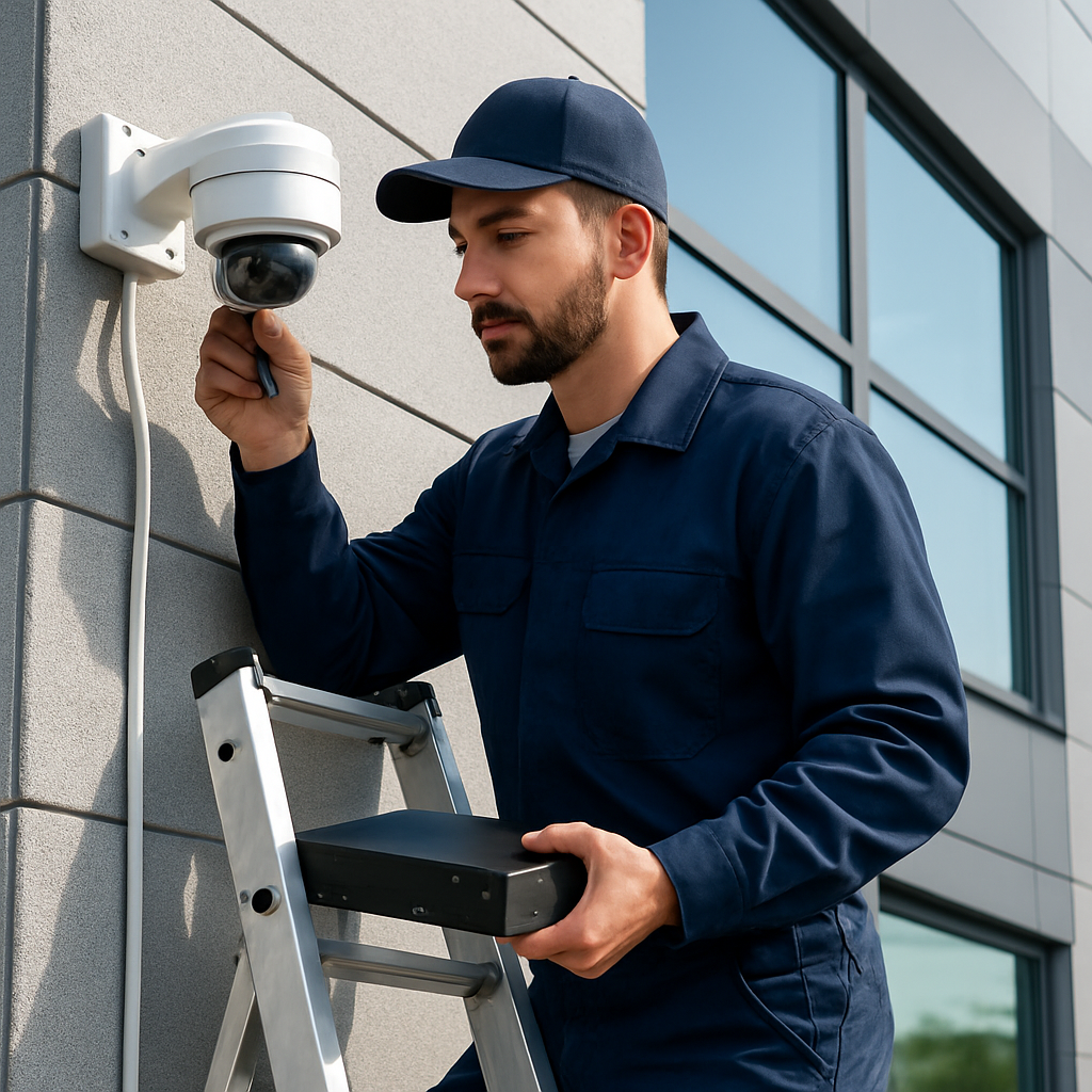 CCTV installation project for commercial premises